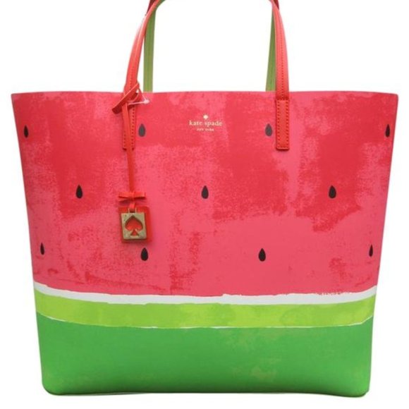 Kate Spade Make a Splash Len Watermelon Tote - Picture 5 of 7